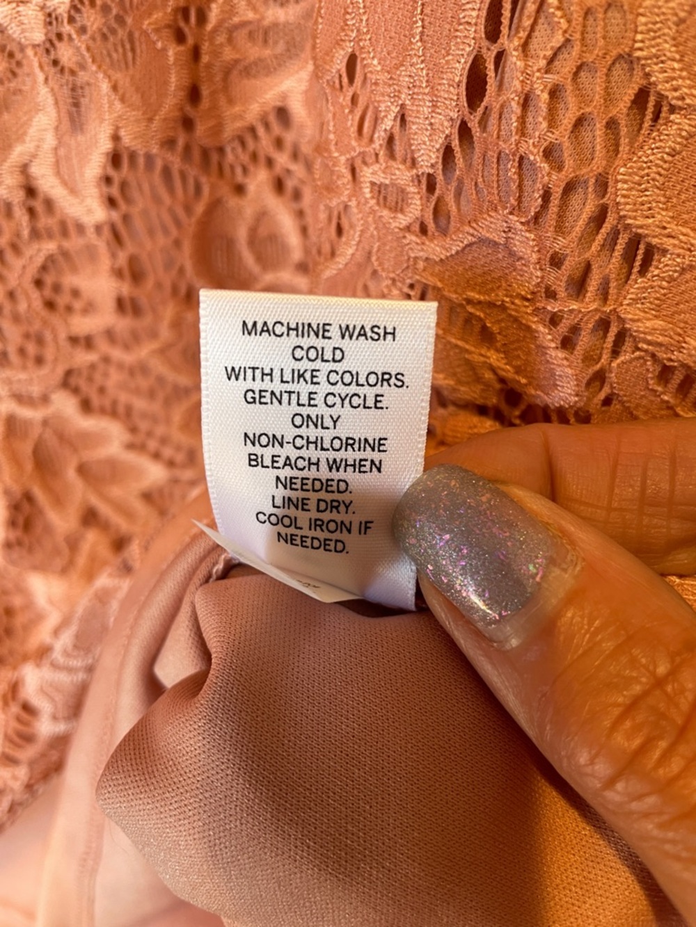 Dressbarn Rose Floral Lace Short-Sleeve Top - Picture 7 of 11